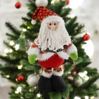 Новорічна іграшка Санта Клаус висота 49 см C67835