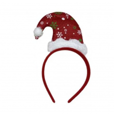 Обруч на голову "Ковпак новорічний" 2в.(в уп.-1в.) (50*12)
