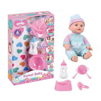 Пупс 6 функцій звук аксесуари (В асортименті) L006-2