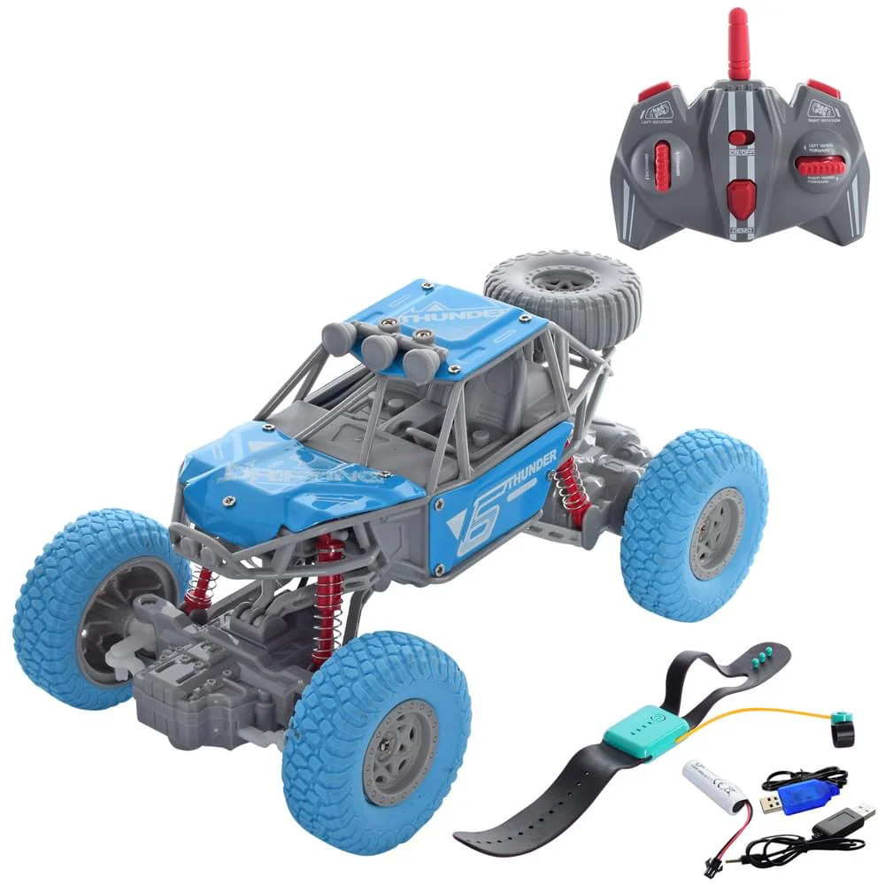 Р/В джип (пульт 2шт/1 вид-браслет), акум, 1:20, USB зарядний, 2 кольори, в кор-ці, 31-16-17см /12/