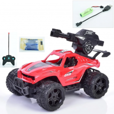 Р/К джип , акум, 24см, 1:16, стріляє водяними кулями, світло,гумові колеса,USBзарядне, 2 кольори, в