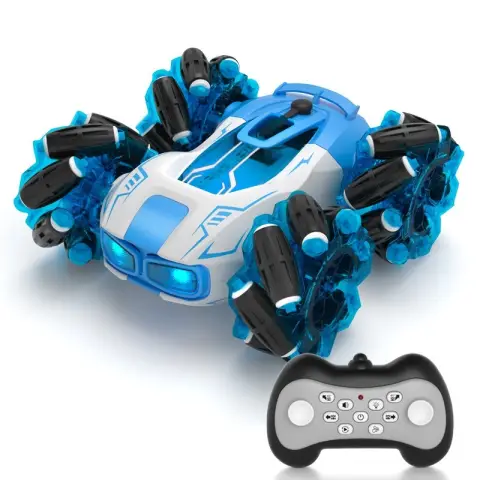 Машина на радіокеруванні звук підсвічування роликові колеса парогенератор пульт 2.4G + браслет (В асортименті) HG4-37