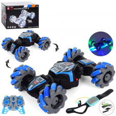 Р/К машинка 2,4G, акум, USB зар, 20см, світло, муз., кер. жест, 2 кольори, в кор, 19,5-13-14 /6/