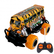 Р/У автобус, 14см, світло, гумові колеса, 4 види, на бат-ці, в кор-ці, 18,5-12,5-10см /36/