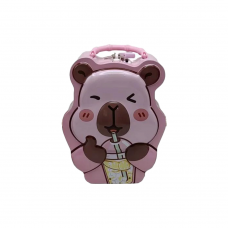 Скарбничка металева "Капібара" 19см 3в.(8*12)