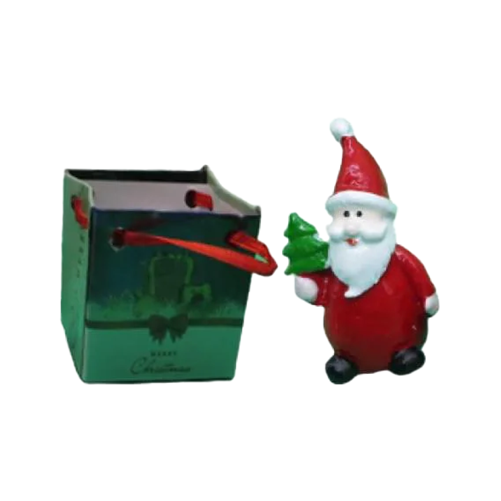 Сув. керам. в сум." Д.Мороз с подарком " 4,5см 4в.(24*24)