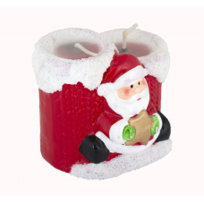 Сув. параф."Свеча -Д.Мороз" 7*7см в/в (48*4)