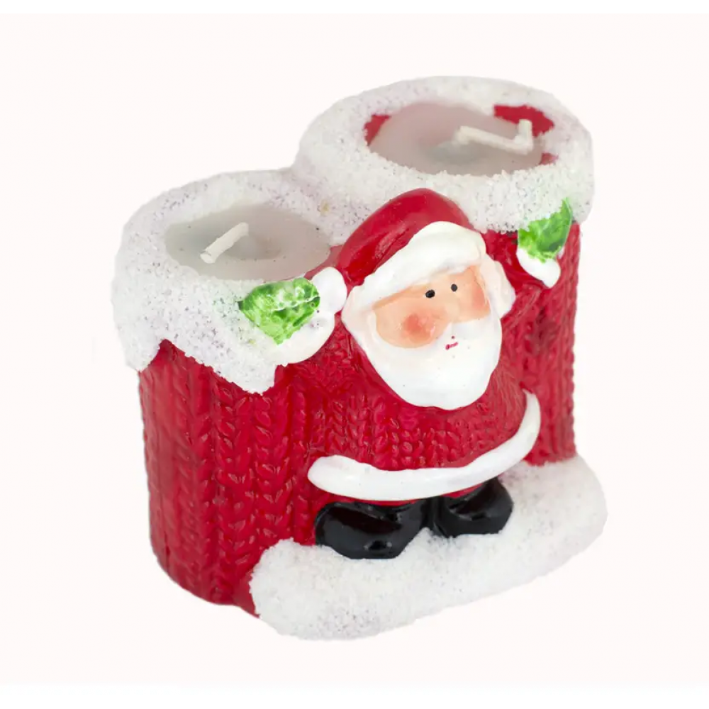 Сув. параф."Свеча -Д.Мороз" 7*7см в/в (48*4)