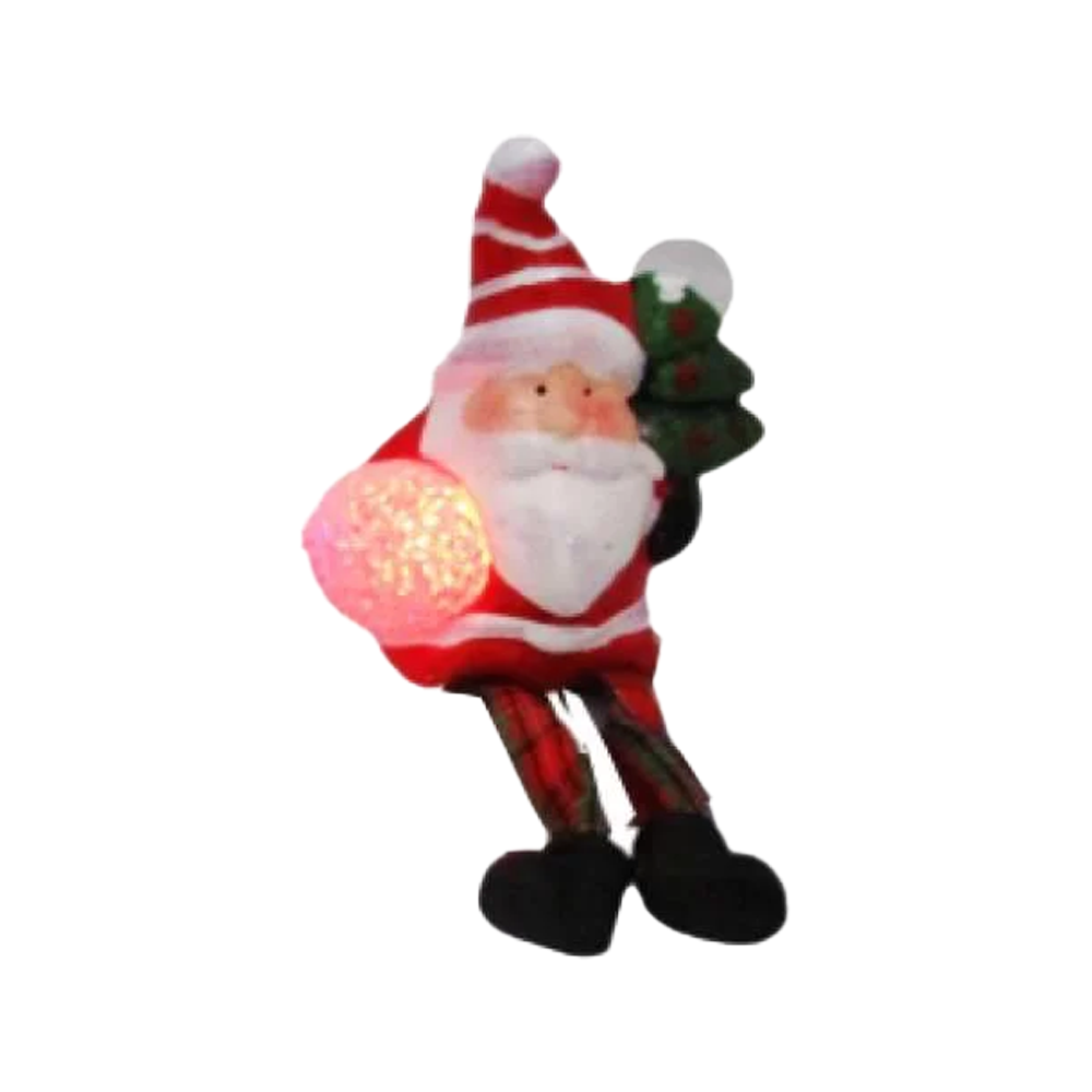 Сувен. керам.светящ.LED " Д.М.,Снегов-светящ.снежок" 8*7см диамерт шара, 4вид.в/в (6*12)