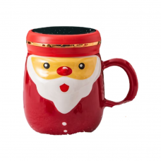 Термо-чашка керам. 400мл "Дід Мороз" 2100