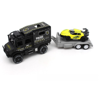 Трейлер інерційний з причепом 35 см поліція машина (в асортименті) 1892-31