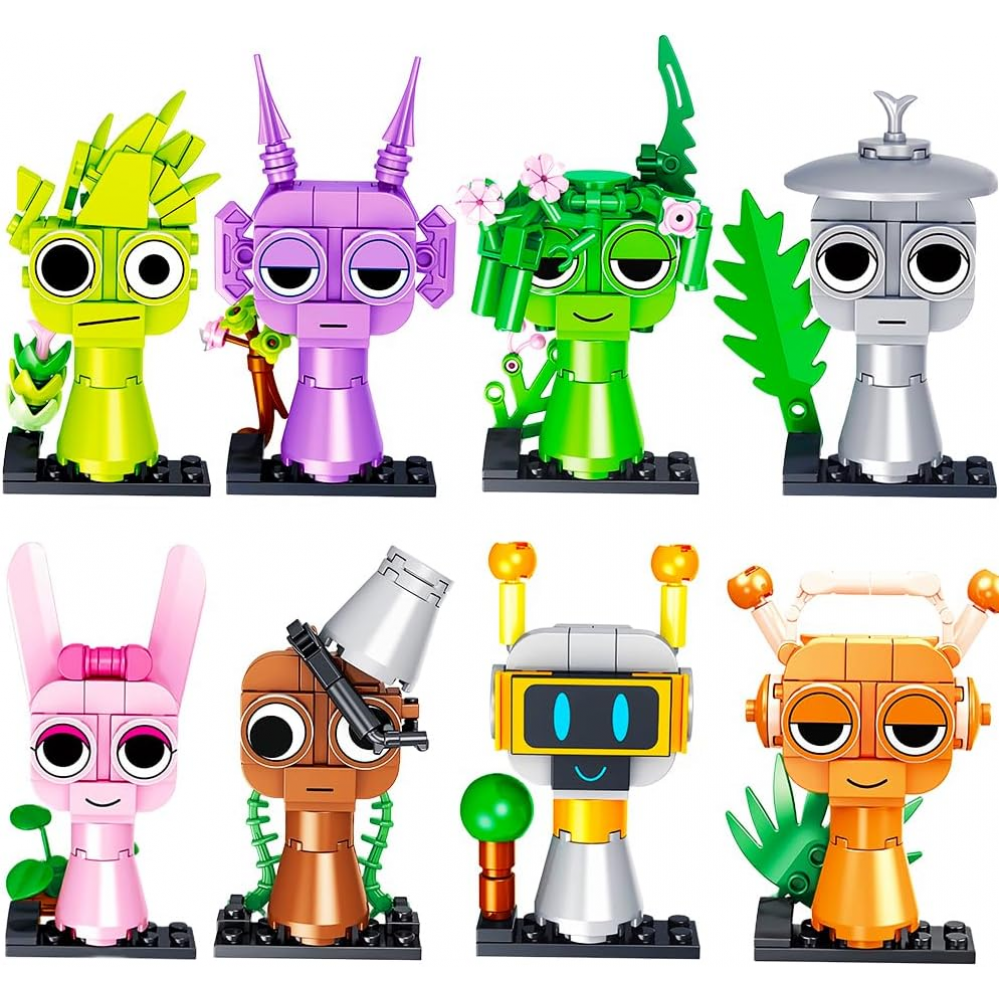 Конструктор фігурка Sprunki , в кор-ці, (8видів) від 10 дет