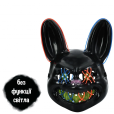 Маска заєць, 34-22-11см, Хелловін / Halloween,у п/е /24/