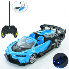 Р/К машина , акум, 23см, 1:18, світло, гумові колеса, USBзарядне, 2 кольори, в кор-ці, 27,5-9,5-16см /24/