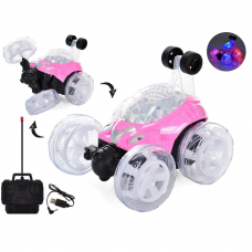 Р/К машинка, акум, трюкова, 17см, муз, світло, USB зарядне, 4кол, в кор-ці, 18-15,5-17см /24/