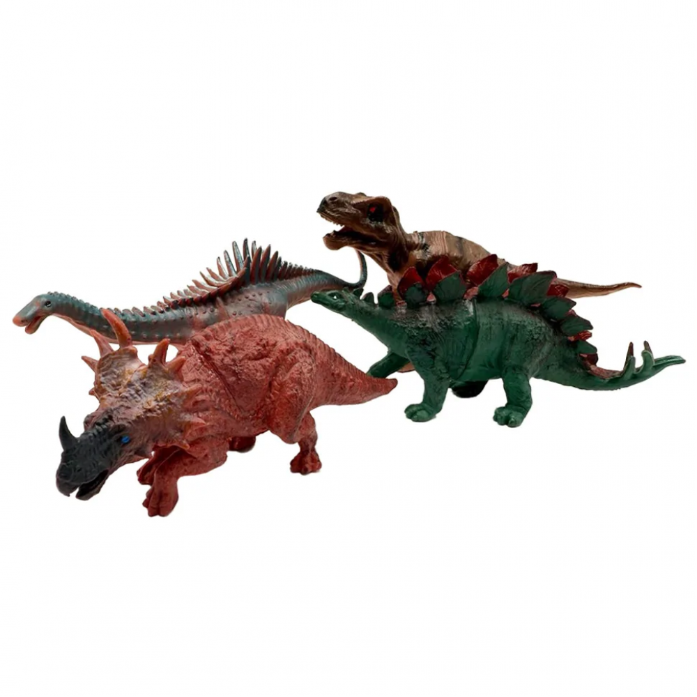 Фігурка динозавр, набір 4шт, від 14см, 2види, у п/е 20-26-4см /72/