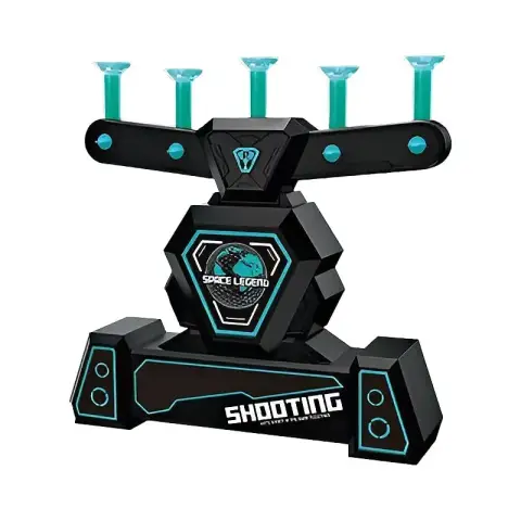 Повітряний тир 2 режими статичні мішені левітуючі кульки підсвічування пістолет 3372