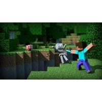 Дерев'яний фігурний пазл Minecraft (Майнкрафт) геймерський 5, А4, Дерев'яна коробка 100 елементів