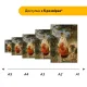 Дерев'яний фігурний пазл Катерина, А4, Картонна коробка 100 елементів