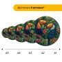 Пазл дерев'яний Пригоди Туканів, А5, 35 елементів, Дерев’яна коробка