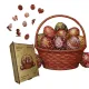 Дерев'яний фігурний пазл Пасхальний Кошик, А4, Картонна коробка 100 елементів