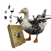 Дерев'яний фігурний пазл Бомбомбіні Гуссіні, А3, Картонна коробка 200 елементів