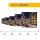 Пазл дерев'яний Гірлянди Нічного Міста, А2, Картонна коробка 300+ елементів Пазл дерев'яний Гірлянди Нічного Міста, А2, Картонна коробка 300+ елементів