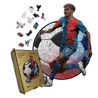 Дерев'яний фігурний пазл Ямал, А1, Картонна коробка 500+ елементів