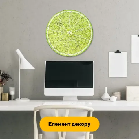 Дерев'яний фігурний пазл Лайм, А5, Картонна коробка 35 елементів