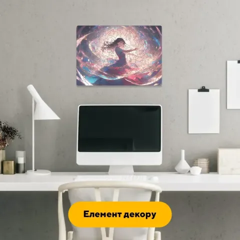 Пазл дерев'яний Аніме Муза, А3, Картонна коробка 200 елементів