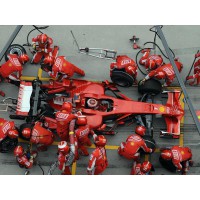 Дерев'яний фігурний пазл F1 Sports, А4, Дерев'яна коробка 100 елементів