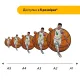 Дерев'яний фігурний пазл Янніс Адетокунбо, А1, Картонна коробка 500+ елементів