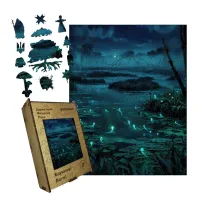 Дерев'яний фігурний пазл Блукаючі Вогні, А1, Картонна коробка 500+ елементів