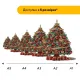 Пазл дерев'яний Ялинка Благополуччя, А1, 500+ елементів, Дерев’яна коробка