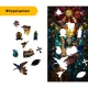 Дерев'яний фігурний пазл Келих, А4, Картонна коробка 100 елементів