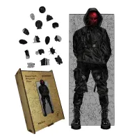 Дерев'яний фігурний пазл Майкл Кріст Диявольська Ніч, А2, Картонна коробка 300+ елементів