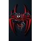 Дерев'яний фігурний пазл Spider Man, black, А3, Дерев'яна коробка 200 елементів