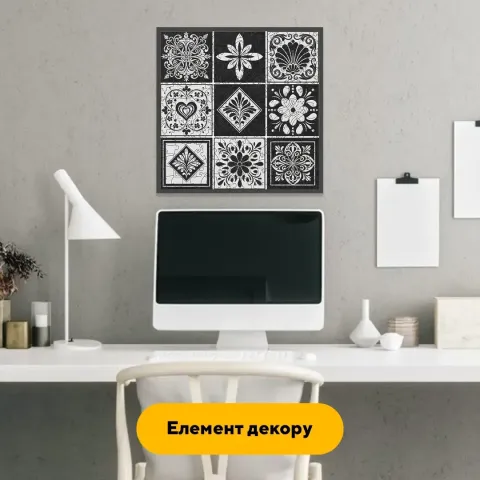 Дерев'яний фігурний пазл Плитка Витончена, А2, Картонна коробка 300+ елементів