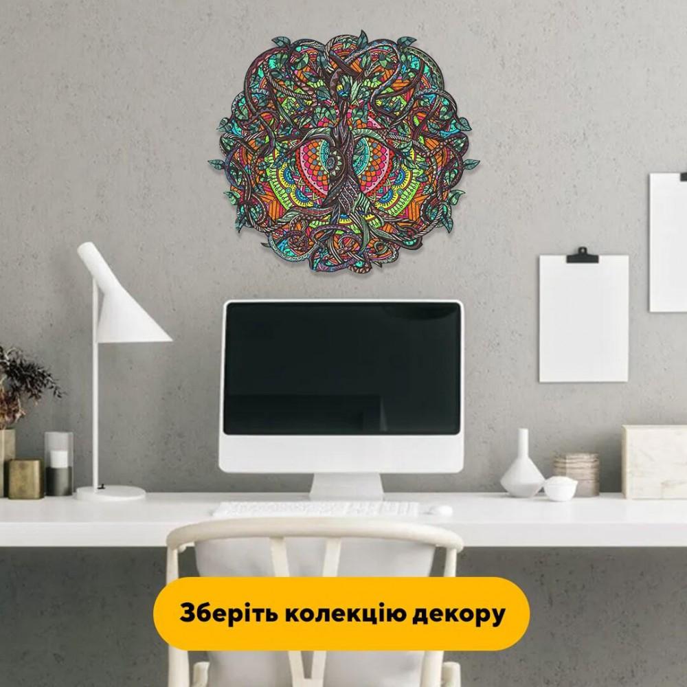 Пазл дерев'яний Дерево Життя, А1, Картонна коробка 500+ елементів