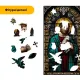 Дерев'яний фігурний пазл Христос Пастир, А5, Картонна коробка 35 елементів