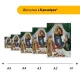 Дерев'яний фігурний пазл Сікстинська Мадонна, А1, Дерев'яна коробка 500+ елементів