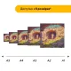 Дерев'яний фігурний пазл Світло Воскресіння, А5, Картонна коробка 35 елементів