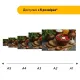 Дерев'яний фігурний пазл Ароматний Борщ, А1, Дерев'яна коробка 500+ елементів