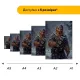 Дерев'яний фігурний пазл Сніжний Чюі, А1, Дерев'яна коробка 500+ елементів