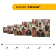 Дерев'яний фігурний пазл Християнська Сім'я, А1, Дерев'яна коробка 500+ елементів