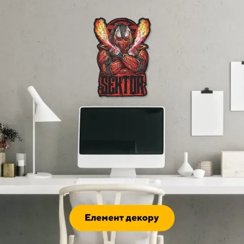 Дерев'яний фігурний пазл МК Сектор, А1, Дерев'яна коробка 500+ елементів