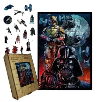 Дерев'яний фігурний пазл Помста Імперії, А1, Дерев'яна коробка 500+ елементів