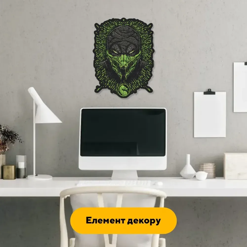 Дерев'яний фігурний пазл МК Рептилія, А1, Дерев'яна коробка 500+ елементів
