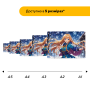 Пазл дерев'яний Аніме Зимова Круговерть, А2, Картонна коробка 300+ елементів