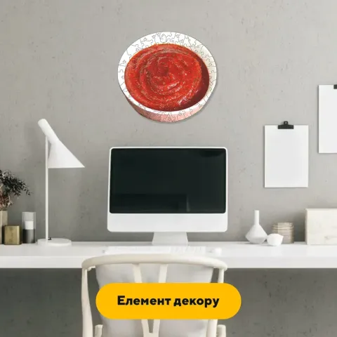 Дерев'яний фігурний пазл Замачау, А4, Картонна коробка 100 елементів